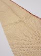 Photo2: 1D10z30  Japanese Kimono Silk  FABRIC Shibori Sulfur yellow 35.4x7.1 (2)