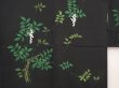 Photo3: 6520T03z560 Vintage Japanese Kimono Silk HAORI Nandin Black (3)