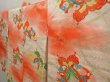 Photo2: 6520T04z660 Vintage Japanese Kimono Silk Girl's  Butterfly Red-Pink (2)