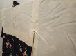 Photo8: 6520T07z470 Vintage Japanese Kimono Silk HAORI Sakura Black (8)