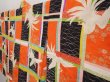 Photo2: 6520T11z850 Vintage Japanese Kimono Silk Girl's  Phoenix Tomato red (2)