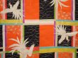 Photo3: 6520T11z850 Vintage Japanese Kimono Silk Girl's  Phoenix Tomato red (3)