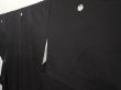 Photo2: 6520T13z1190  Japanese Kimono Silk TOMESODE Peony Black (2)