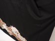 Photo4: 6520T13z1190  Japanese Kimono Silk TOMESODE Peony Black (4)