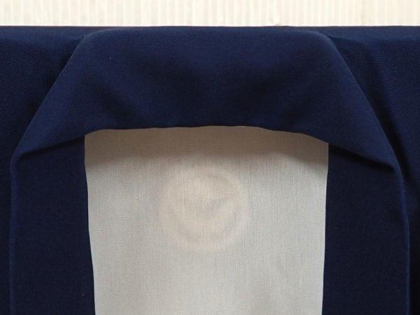 Photo6: 6521T02z370 Vintage Japanese Kimono Synthetic Boy's  Hawk Dark navy (6)