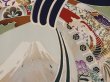 Photo4: 6521T04z340 Vintage Japanese Kimono Synthetic Boy's  Tabane-noshi Navy (4)