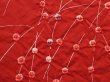 Photo4: 6521T07z550 Vintage Japanese Kimono Silk HAORI  Dark red (4)