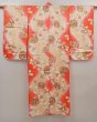 Photo1: 6521T10z530  Japanese Kimono Silk Girl's  Mari Red-Pink (1)