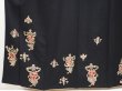 Photo5: 6521T13z940 Vintage Japanese Kimono Silk TSUKESAGE  Black (5)