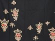 Photo8: 6521T13z940 Vintage Japanese Kimono Silk TSUKESAGE  Black (8)