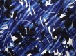 Photo5: 6522T10z550  Japanese Kimono Cotton YUKATA Flower Dark lavender blue (5)