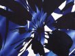 Photo6: 6522T10z550  Japanese Kimono Cotton YUKATA Flower Dark lavender blue (6)