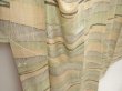 Photo3: 6522T12z680 Vintage Japanese Kimono Silk TSUMUGI  Straw (3)