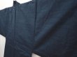 Photo5: 6525T01z650 Vintage Japanese Kimono Silk Men's HAORI 壽 Navy-Gray (5)