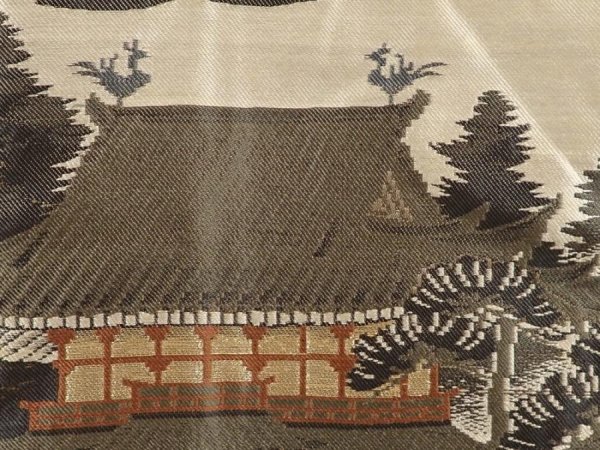 Photo2: 6525T02z620 Vintage Japanese Kimono Silk Men's HAORI By?d?-in Black (2)