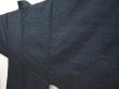 Photo6: 6525T04z640 Vintage Japanese Kimono Silk Men's HAORI Horse Dark green-gray (6)