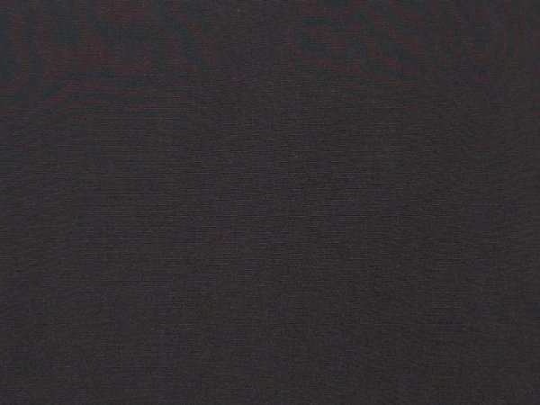 Photo4: 6525T06z890 Vintage Japanese Kimono Silk Men's  Plain Black (4)