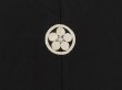 Photo5: 6525T06z890 Vintage Japanese Kimono Silk Men's  Plain Black (5)