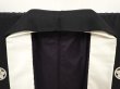 Photo6: 6525T06z890 Vintage Japanese Kimono Silk Men's  Plain Black (6)
