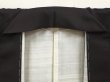 Photo6: 6525T07z600 Vintage Japanese Kimono Silk Men's  Plain Black (6)