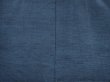 Photo3: 6525T10z890 Vintage Japanese Kimono Silk Men's  Plain Blue-Gray (3)