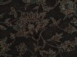 Photo4: 6526T10z740 Vintage Japanese Kimono Silk HAORI Flower Black (4)