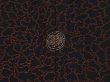 Photo5: 6526T02z590 Vintage Japanese Kimono Silk HAORI Chrysanthemum Black (5)