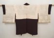 Photo7: 6526T02z590 Vintage Japanese Kimono Silk HAORI Chrysanthemum Black (7)