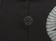 Photo5: 6526T05z520 Vintage Japanese Kimono Silk HAORI Flower Black (5)