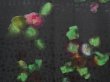 Photo3: 6526T06z590 Vintage Japanese Kimono Silk HAORI Flower Black (3)