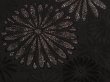 Photo4: 6526T07z770 Vintage Japanese Kimono Silk HAORI Chrysanthemum Black (4)