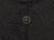 Photo5: 6526T07z770 Vintage Japanese Kimono Silk HAORI Chrysanthemum Black (5)