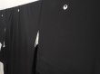 Photo2: 6526T13z1560  Japanese Kimono Silk TOMESODE Princess Black (2)