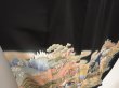 Photo3: 6526T13z1560  Japanese Kimono Silk TOMESODE Princess Black (3)