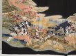 Photo6: 6526T13z1560  Japanese Kimono Silk TOMESODE Princess Black (6)