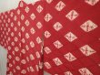 Photo2: 6603T01z460 Vintage Japanese Kimono Silk HAORI  Dull red (2)