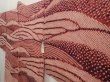 Photo2: 6603T04z630  Japanese Kimono Silk SHIBORI HAORI Wave Brown (2)