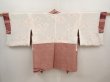 Photo6: 6603T04z630  Japanese Kimono Silk SHIBORI HAORI Wave Brown (6)