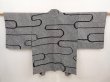 Photo1: 6603T05z550  Japanese Kimono Silk SHIBORI HAORI  Black (1)