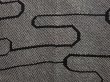 Photo3: 6603T05z550  Japanese Kimono Silk SHIBORI HAORI  Black (3)