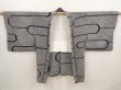 Photo5: 6603T05z550  Japanese Kimono Silk SHIBORI HAORI  Black (5)