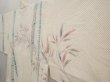 Photo2: 6603T06z550  Japanese Kimono Silk SHIBORI HAORI Bamboo Off-white (2)