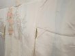 Photo7: 6603T06z550  Japanese Kimono Silk SHIBORI HAORI Bamboo Off-white (7)