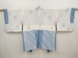 Photo6: 6604T04z570 Vintage Japanese Kimono Silk HAORI  Light blue (6)