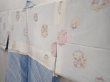 Photo7: 6604T04z570 Vintage Japanese Kimono Silk HAORI  Light blue (7)
