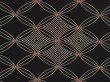 Photo4: 6604T05z510 Vintage Japanese Kimono Silk HAORI Shippo Black (4)