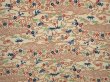 Photo3: 6604T08z560 Vintage Japanese Kimono Silk HAORI Plum blossom Champagne (3)
