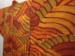 Photo2: 6604T09z610 Vintage Japanese Kimono Silk HAORI  Brown (2)