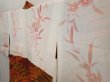 Photo7: 6604T09z610 Vintage Japanese Kimono Silk HAORI  Brown (7)
