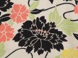 Photo4: 6604T10z620 Vintage Japanese Kimono Silk HAORI Flowers Off-white (4)